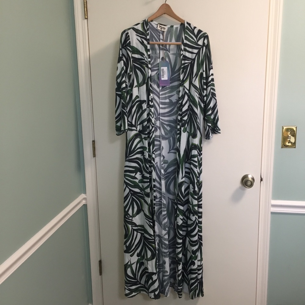 Show Me Your Mumu Peruvian palm karymn cape NWT - Picture 4 of 8